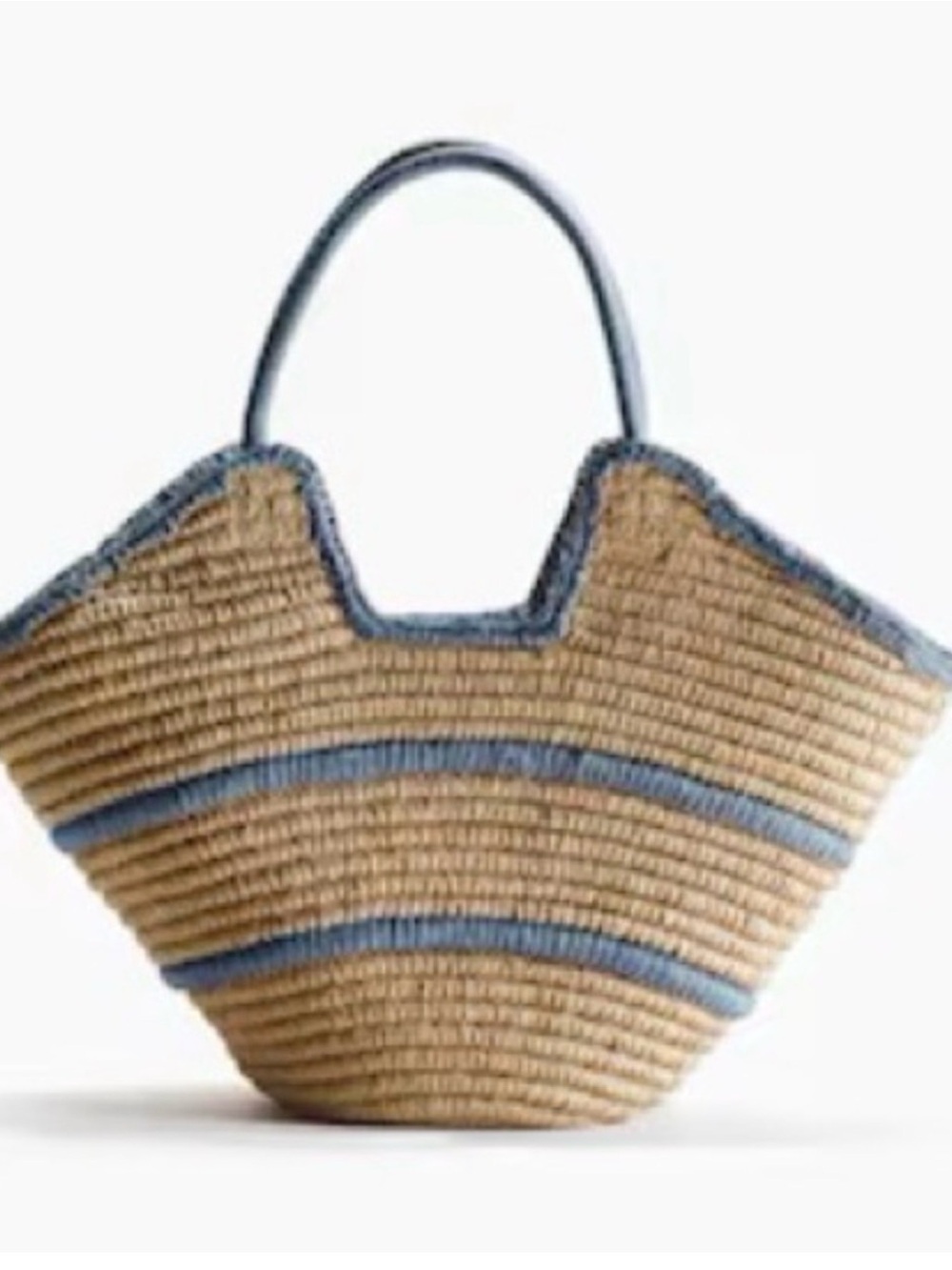 H&M straw tote NWT